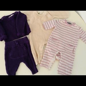 Monica and Andy sweater rompers